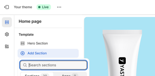 Extend to any page
