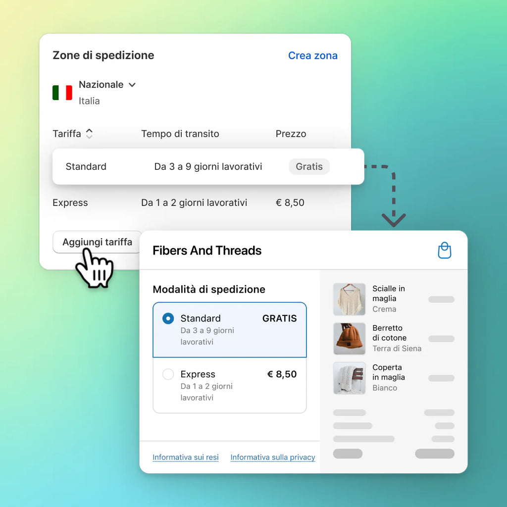 Novità Shopify: Suddivisione della Spedizione nel Checkout in Accesso Anticipato
